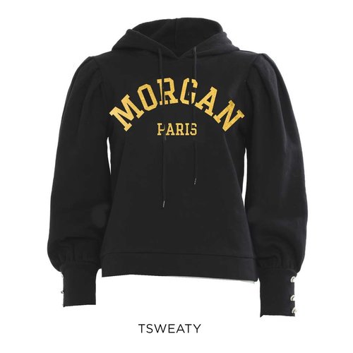 Morgan de Toi Logo Hoodie Black/Gold