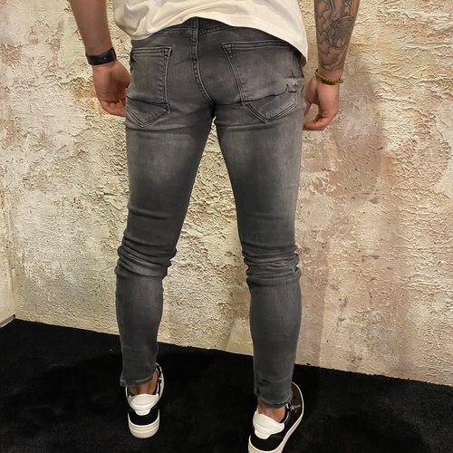 Purewhite The Jone W0742 Denim Dark Grey