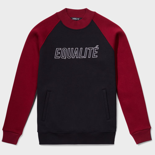 Equalité Jessie Polyester Tracksuit Black&Burgundy