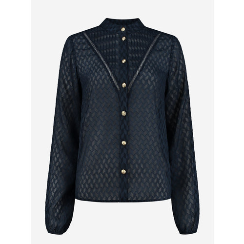 Nikkie Roos Blouse Midnight Blue Nikkie Roos Blouse Midnight Blue