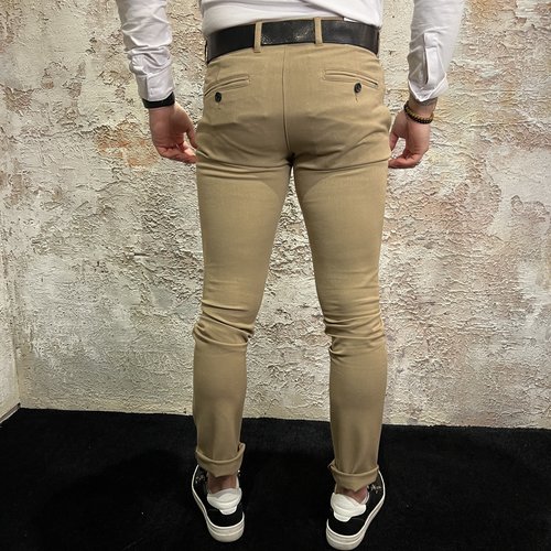 Solid Pant Tabacco Brown