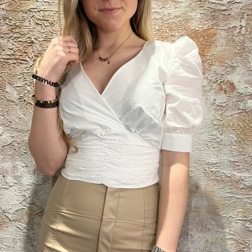 Morgan de Toi Blouse Otou White Morgan de Toi Blouse Otou White