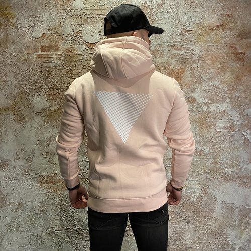 Purewhite Hoodie Old Pink