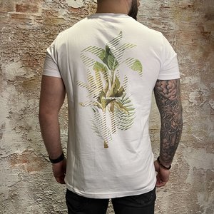 Purewhite Triangle Leafs T-shirt White