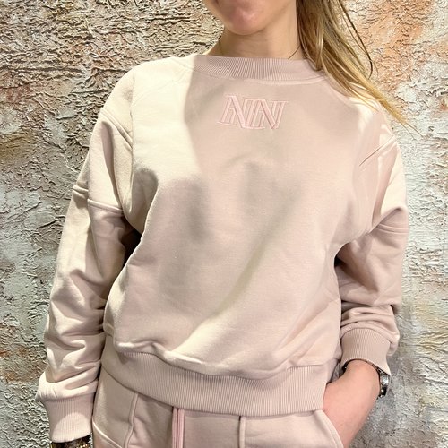 Nikkie Cutseam Sweater Burnished Pink Nikkie Cutseam Sweater Burnished Pink