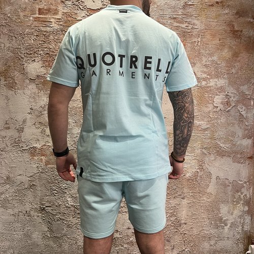 Quotrell Fusa T-shirt Sky Blue Grey Quotrell Fusa T-shirt Sky Blue Grey