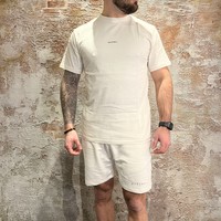 Fusa Short Offwhite Grey