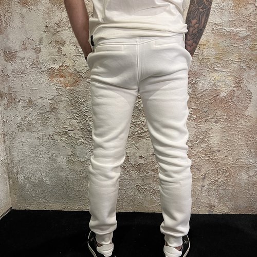 Quotrell Fusa Pants Offwhite Grey