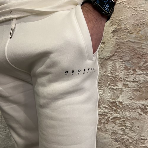 Quotrell Fusa Pants Offwhite Grey