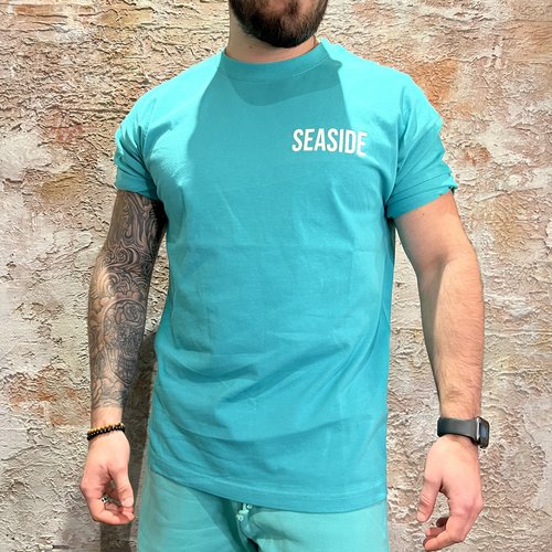 Seaside T-shirt Turquoise Oversized Seaside T-shirt Turquoise Oversized