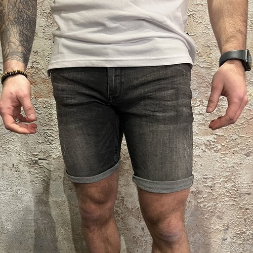 Purewhite The Steve Short Dark Grey