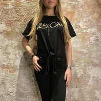 T-shirt Moda Black Glitter