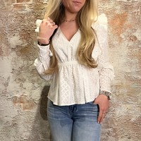 Raquel Top Star White