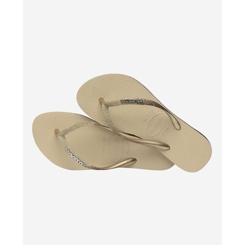 Havaianas Slim glitter gold