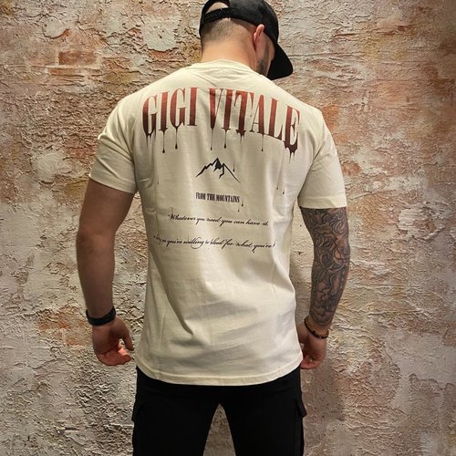 GiGi Vitale Loyalty Collection T-shirt Off White GiGi Vitale Loyalty Collection T-shirt Off White