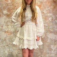 Faith Dress Star White