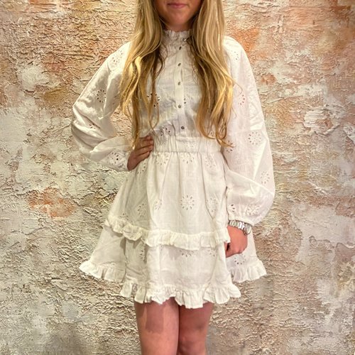 Nikkie Faith Dress Star White