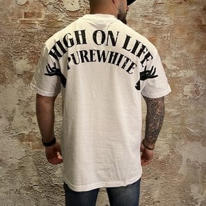 Purewhite T-shirt With back Print White