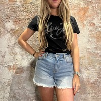 T-shirt Moda Nero Crystall