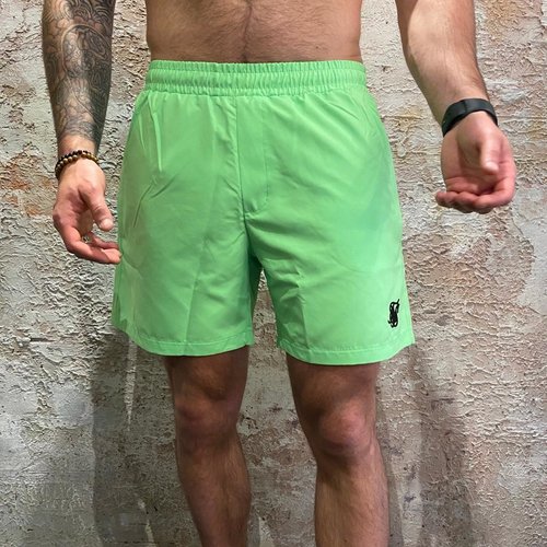 SikSilk Fluro Green Swimshort