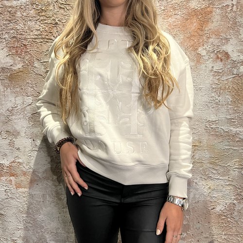 Fifth House Oman Logo Sweater Chalk Fifth House Oman Logo Sweater Chalk