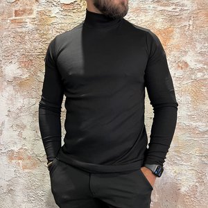Purewhite Turtle Neck Black Purewhite Turtle Neck Black