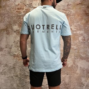 Quotrell Fusa T-shirt Light Teal Grey