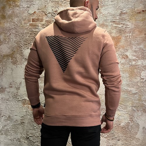 Purewhite Triangle Hoodie Clay 22030318 Purewhite Triangle Hoodie Clay 22030318