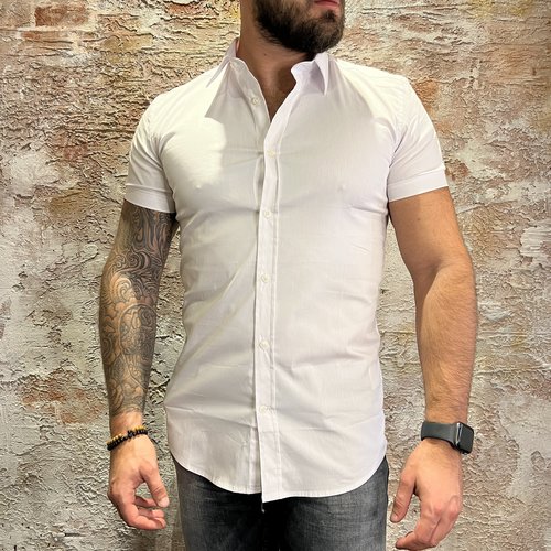 Antony Morato Blouse Korte Mouw Wit