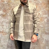 Lowen Zip Overshirt Brindle