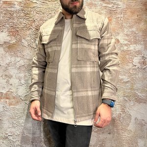 Circle Of Trust Lowen Zip Overshirt Brindle