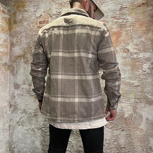 Circle Of Trust Lowen Zip Overshirt Brindle