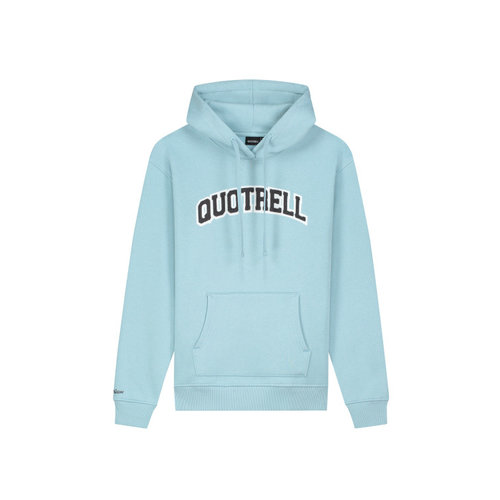 Quotrell University Hoodie Light Blue Grey