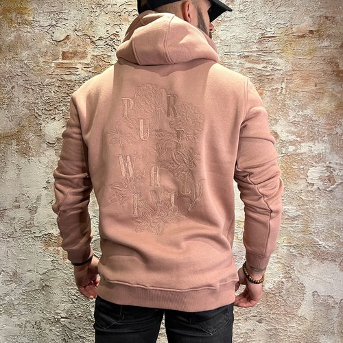 Purewhite 22030303 Borduur Logo Hoodie Glay Purewhite 22030303 Borduur Logo Hoodie Glay