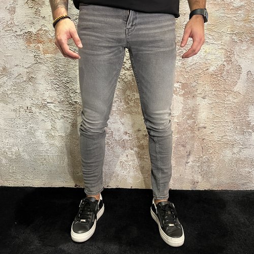 Purewhite Denim The Jone Mid Grey W0915