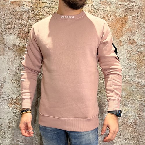 Quotrell Dublin Crewneck Mauve/Beige Quotrell Dublin Crewneck Mauve/Beige