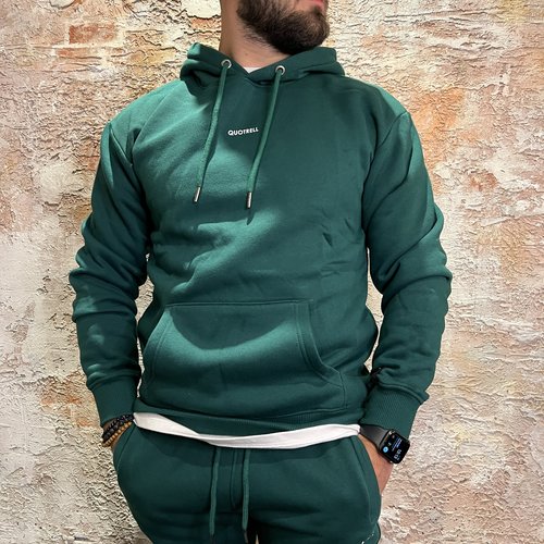 Quotrell Fusa Hoodie Petrol/White