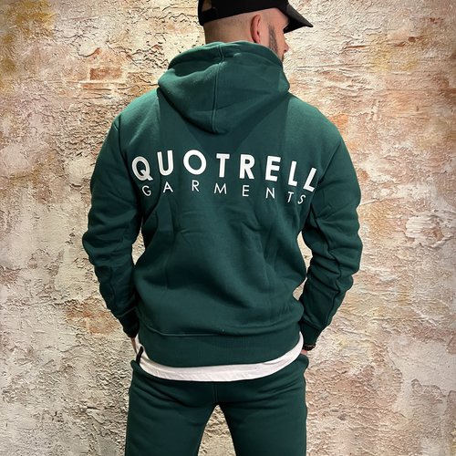 Quotrell Fusa Hoodie Petrol/White