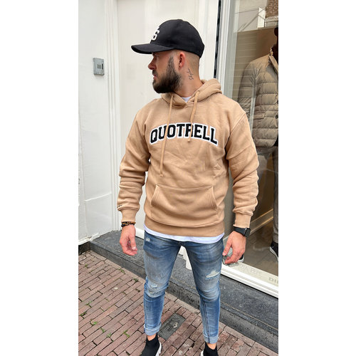 Quotrell University Hoodie Camel/Black