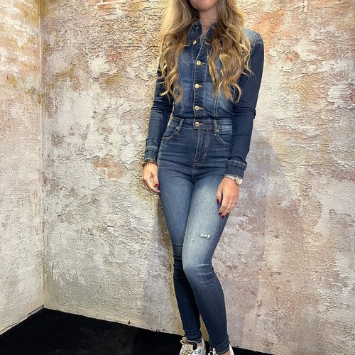 MET Jeans Denim Jumpsuit Beyonce