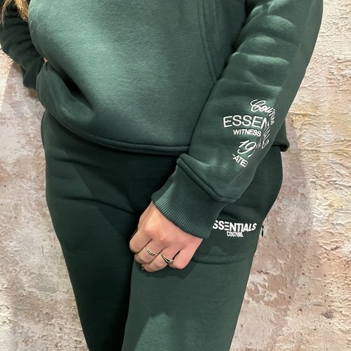 Cou7ure Essentials Classic tracksuit Green