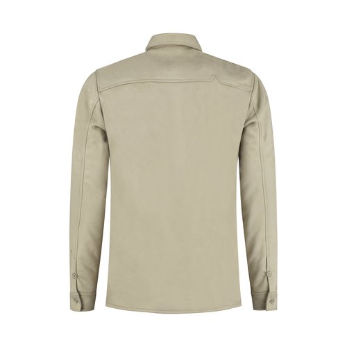 Purewhite Shirt Suedine Taupe