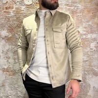 Shirt Suedine Taupe