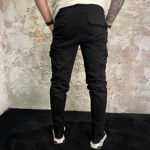 Quotrell Casablanca Cargo Pant Black