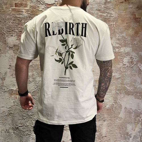 Purewhite Rebirth T-shirt Off White Purewhite Rebirth T-shirt Off White