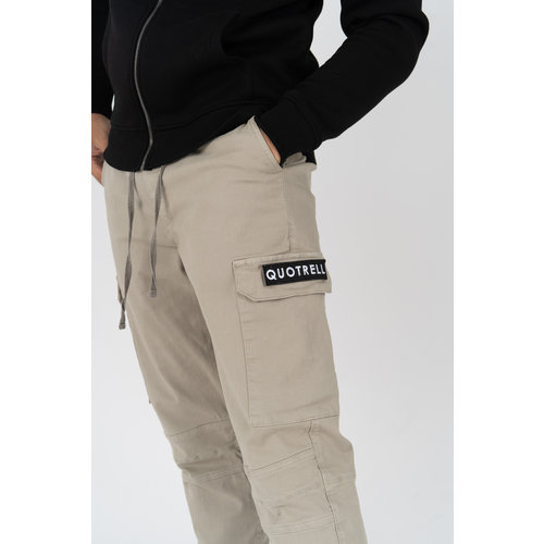 Quotrell Casablanca Cargo Pant Sand Black