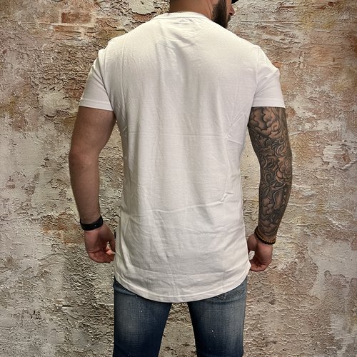 Solid Long T-shirt White