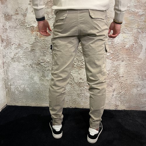 Quotrell Casablanca Cargo Pant Sand Black