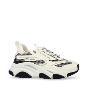 Steve Madden Possession Sneaker Black/Bone Steve Madden Possession Sneaker Black/Bone