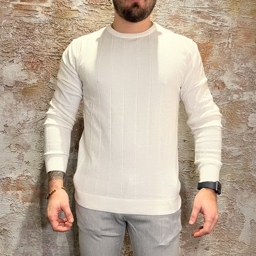 Radical Knit T-shirt Piping LS Offwhite Radical Knit T-shirt Piping LS Offwhite